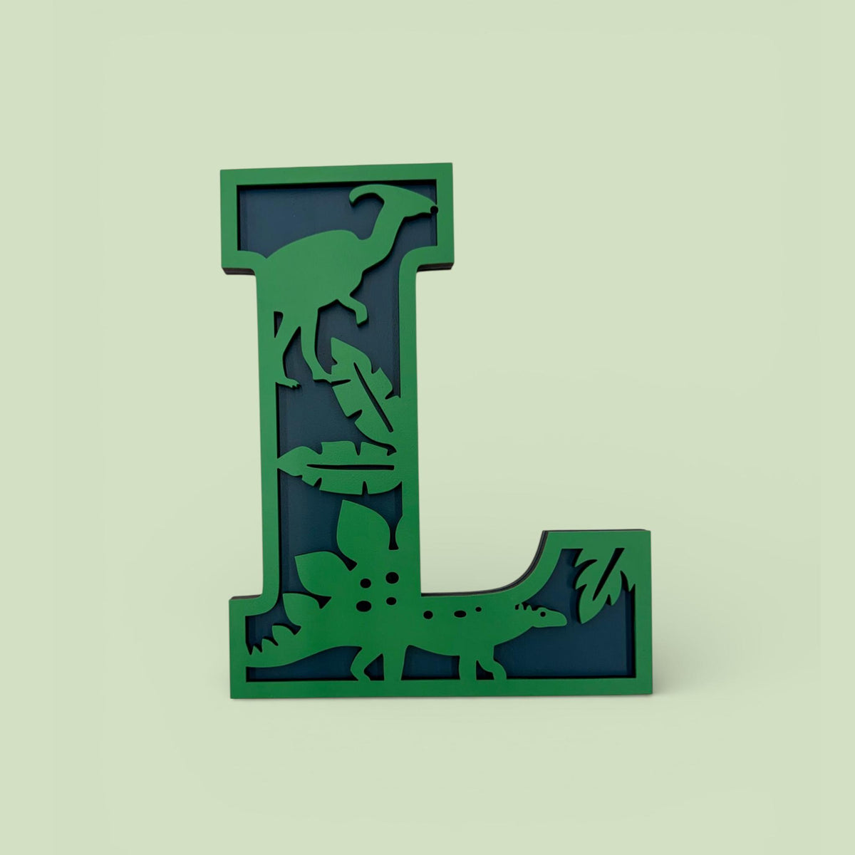 Wooden Dinosaur Alphabet Letters