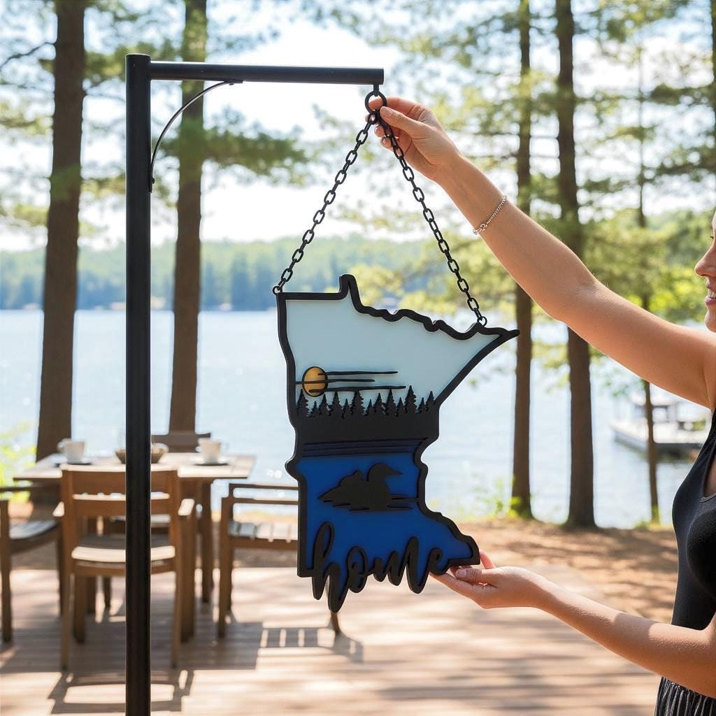 Minnesota Loon Home Sign