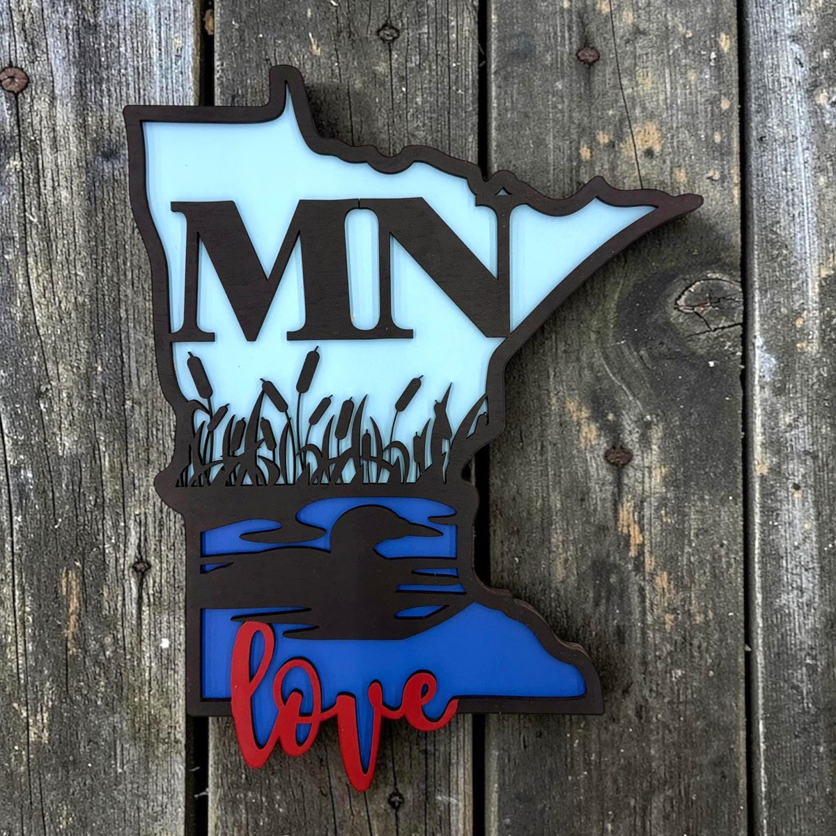 Minnesota Loon Love Sign