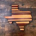 Custom USA State Outline Solid Hardwood Cutting Board