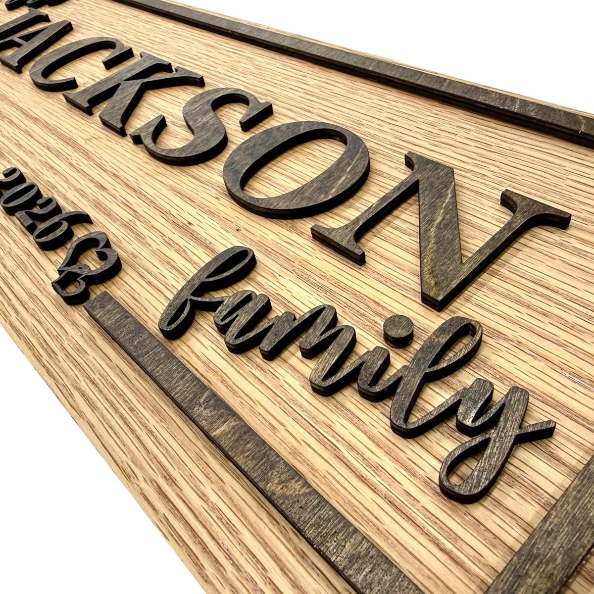 Custom Personalized Family Name Sign
