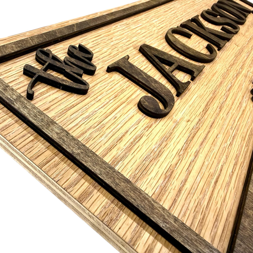 Custom Personalized Family Name Sign