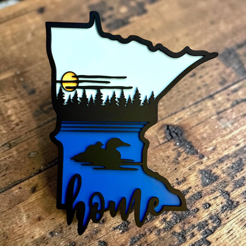Minnesota Loon Home Sign