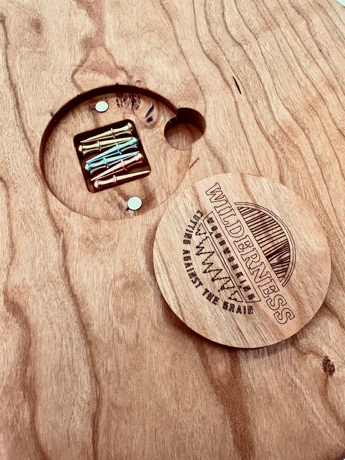 Personalized Cribbage Game Board With Peg Storage