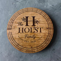 Personalized Cribbage Game Board With Peg Storage