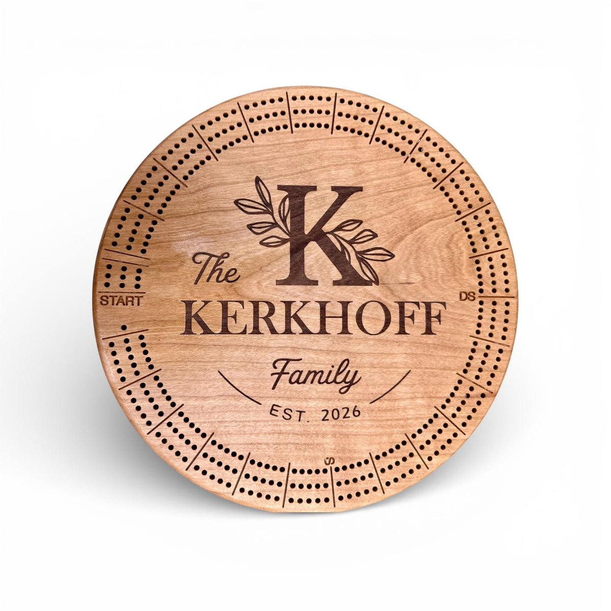 Personalized Cribbage Board/Custom Family Name Designs