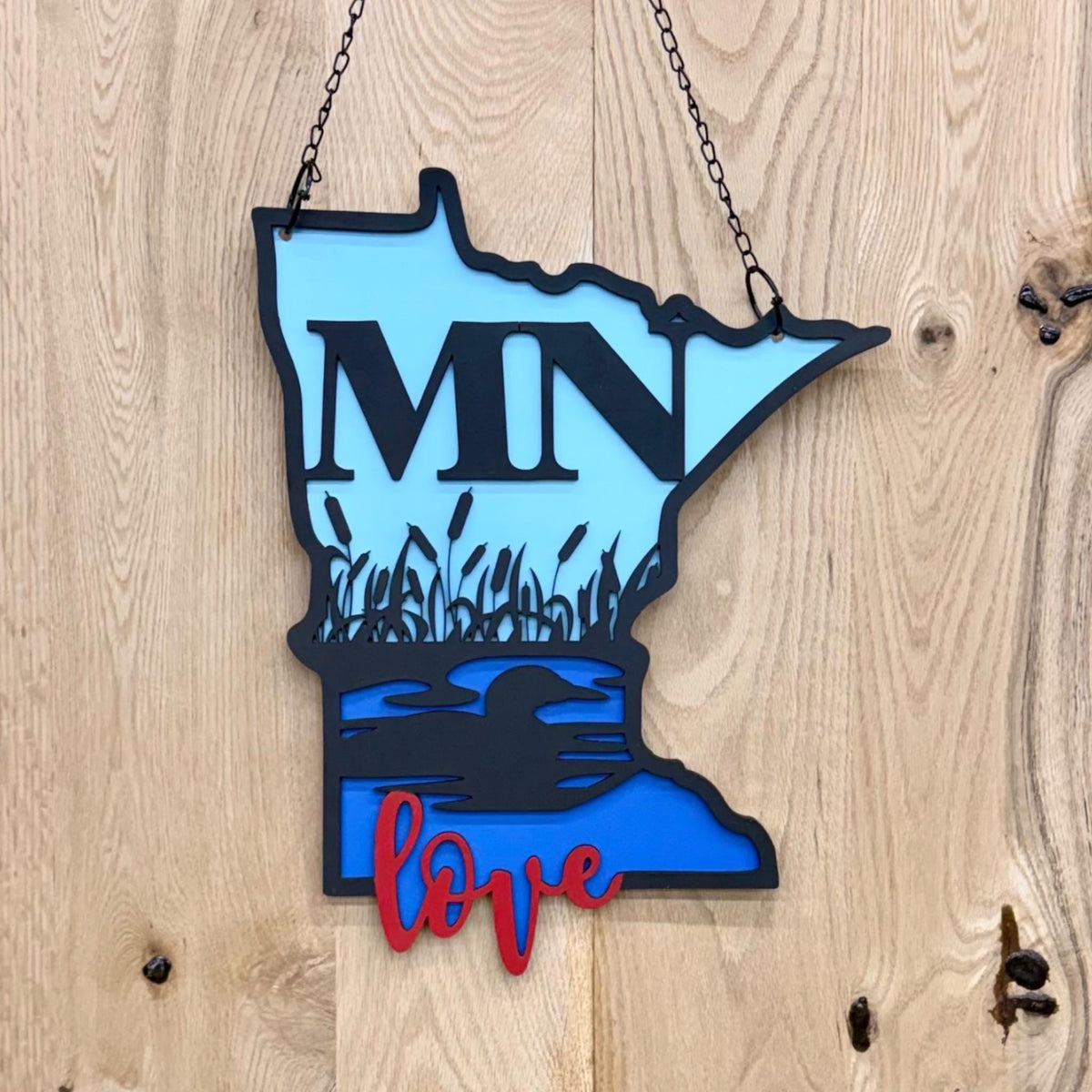 Minnesota Loon Love Sign