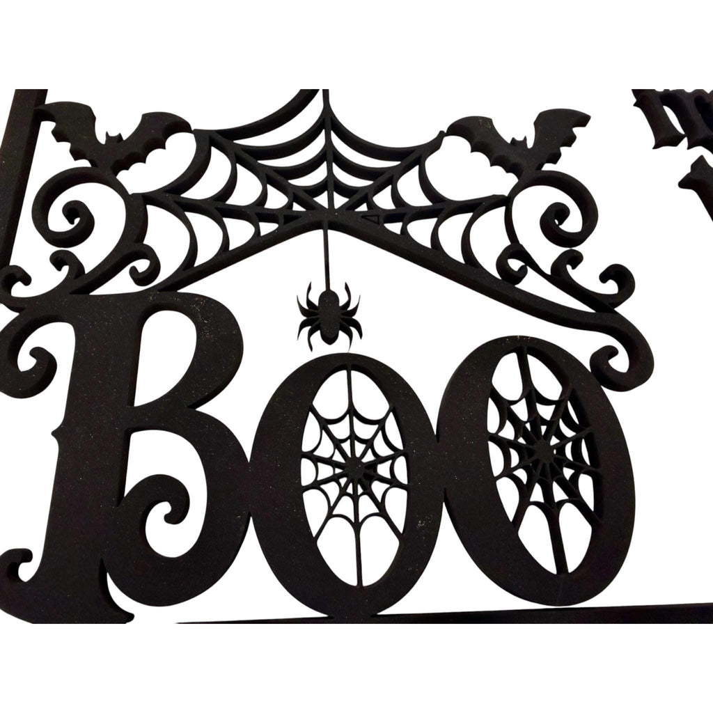 Personalized Halloween BOO Crew Door Sign