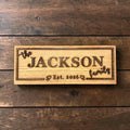 Custom Personalized Family Name Sign