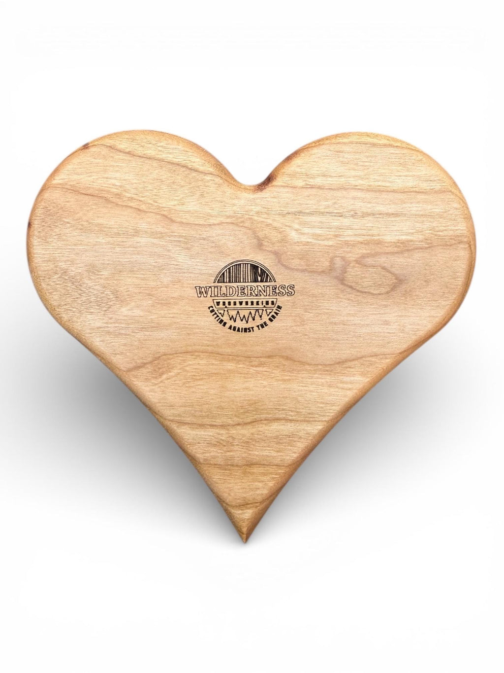 Solid Cherry Wood Heart Jewelry or Catch All Tray