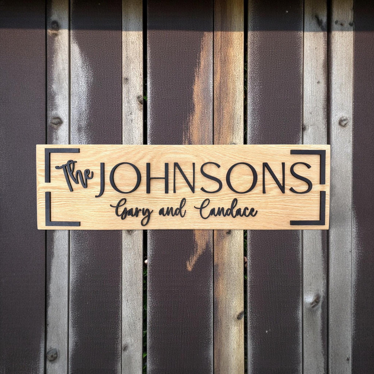 Custom Family Name Sign / Multi-Layered 3D Sign