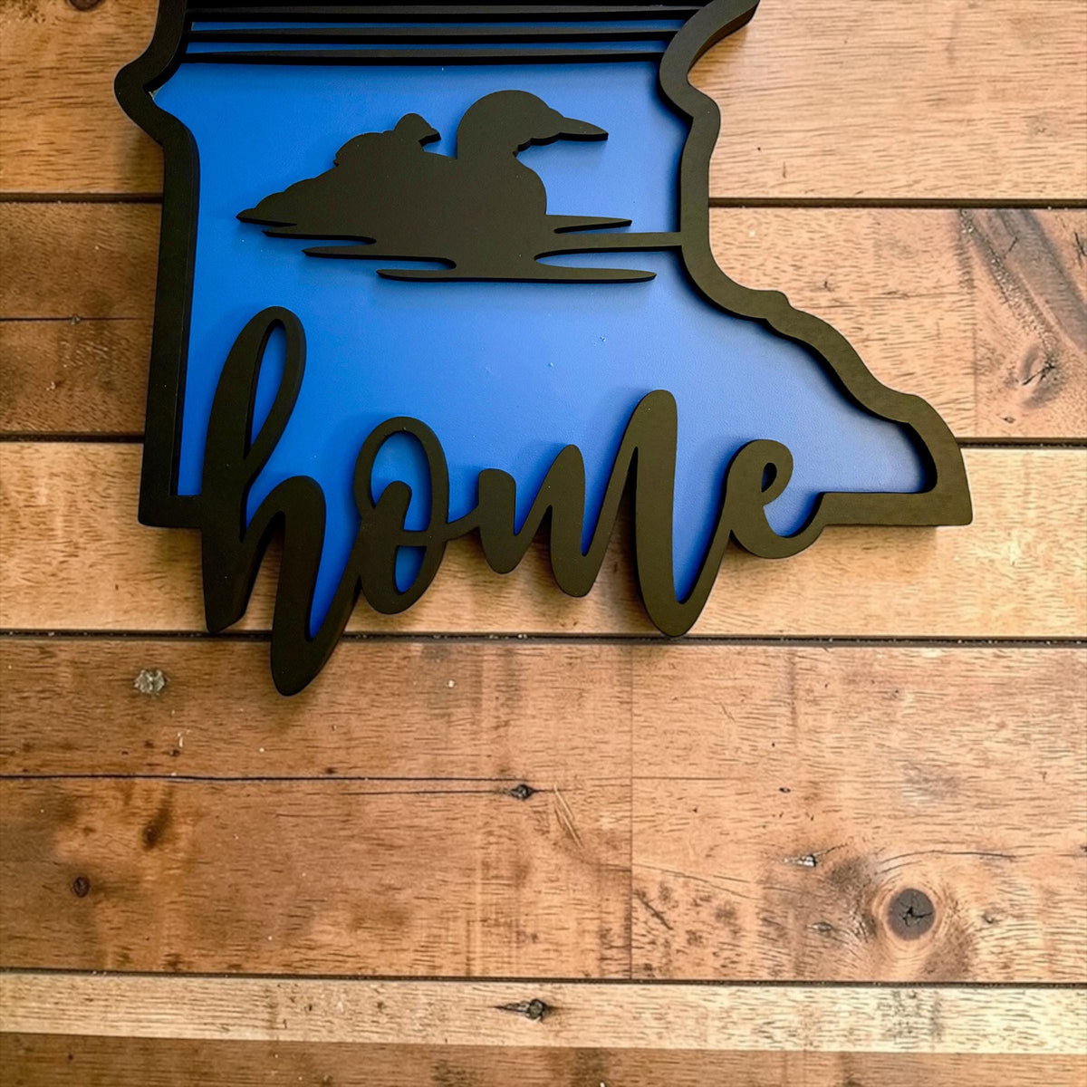 Minnesota Loon Home Sign
