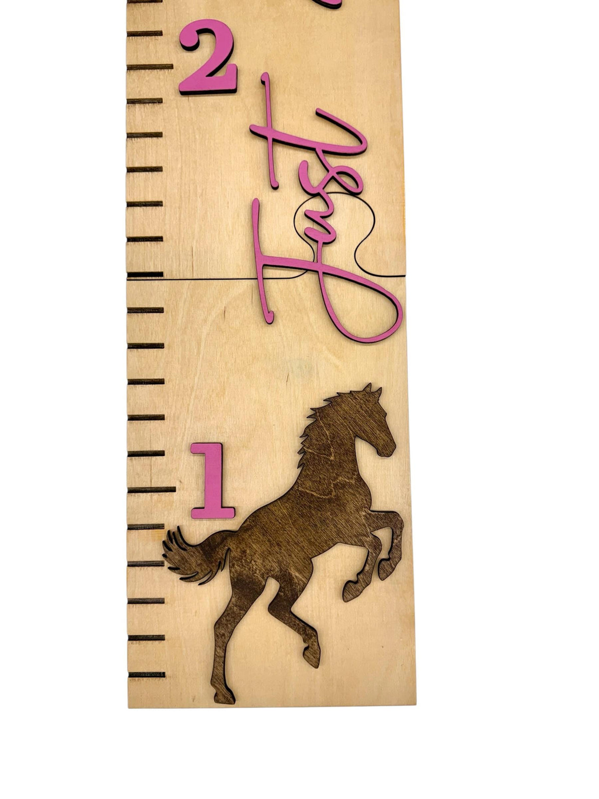 Girl 'Horse-Lover' Nursery Growth Chart