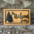 Custom Up North Themed Family Name Sign